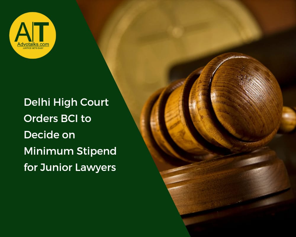 Delhi High Court Orders BCI To Decide On Minimum Stipend For Junior Lawyers