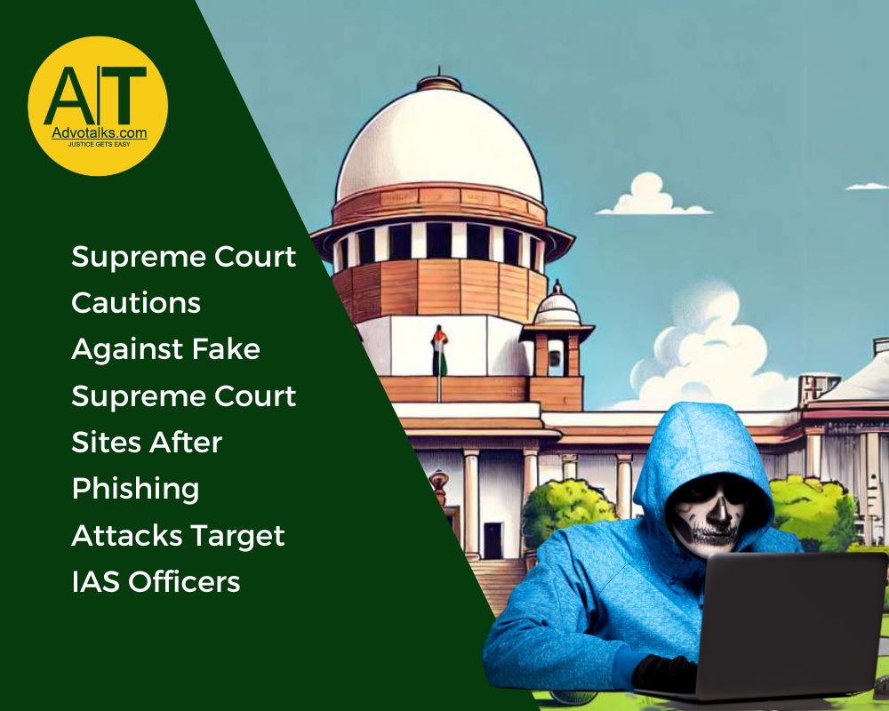 Supreme Court Cautions Against Fake Supreme Court Sites After Phishing Attacks Target IAS Officers